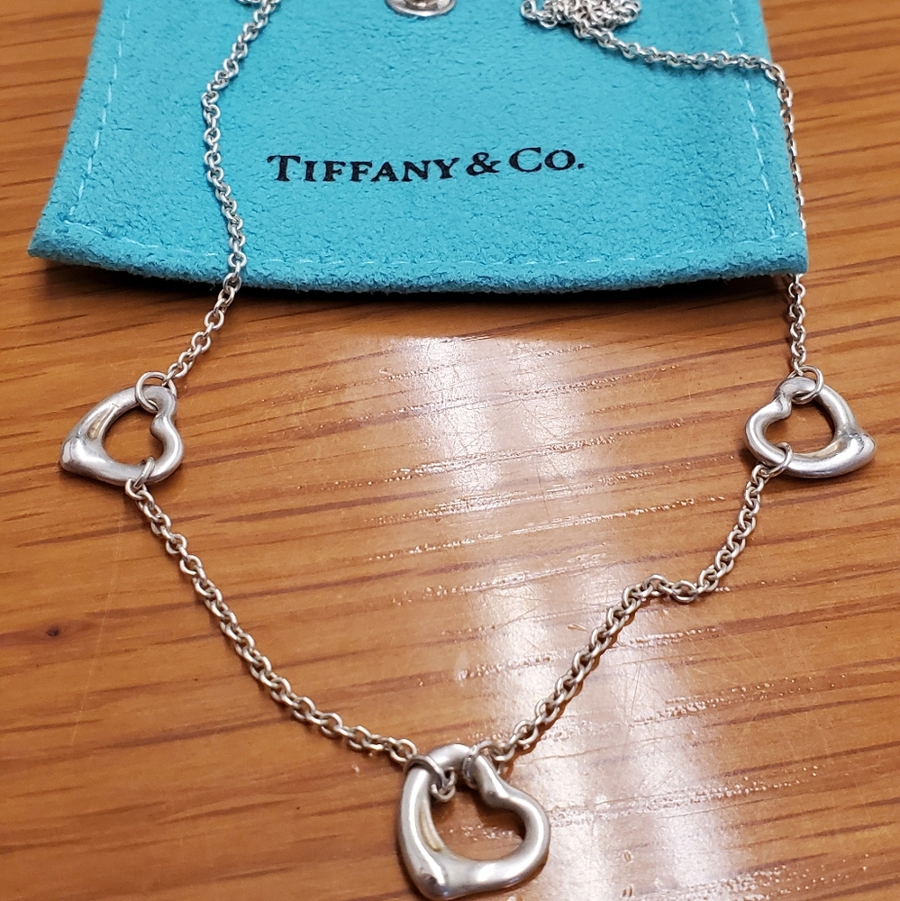 Tiffany & Co. Elsa Peretti Open Heart Necklace